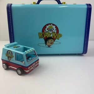 Ryan's World Road Trip Suit Case Travel Case with Car Blue
